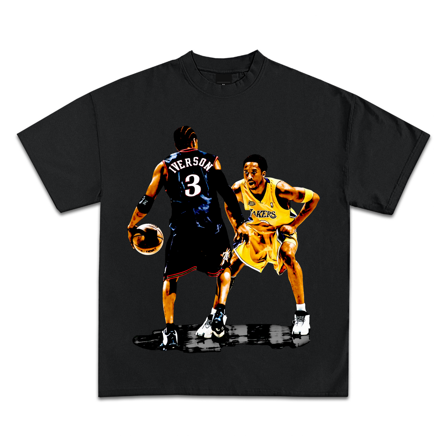 Allen Iverson Vs. Kobe Bryant Graphic T-Shirt