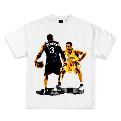 Allen Iverson Vs. Kobe Bryant Graphic T-Shirt