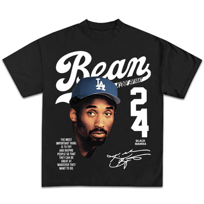 Kobe Bean Bryant Cursive Graphic T-Shirt