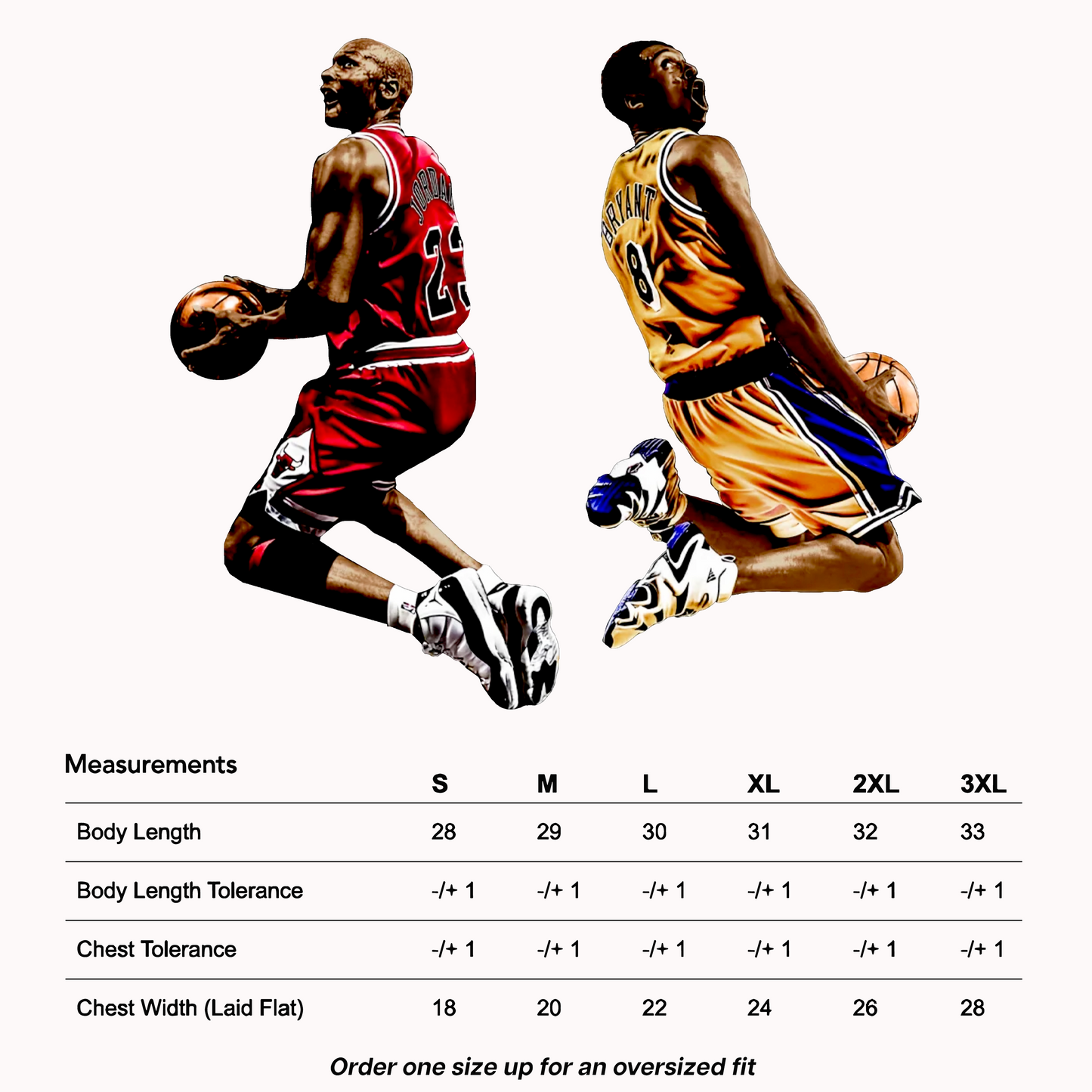 Michael Jordan vs. Kobe Bryant Graphic T-Shirt