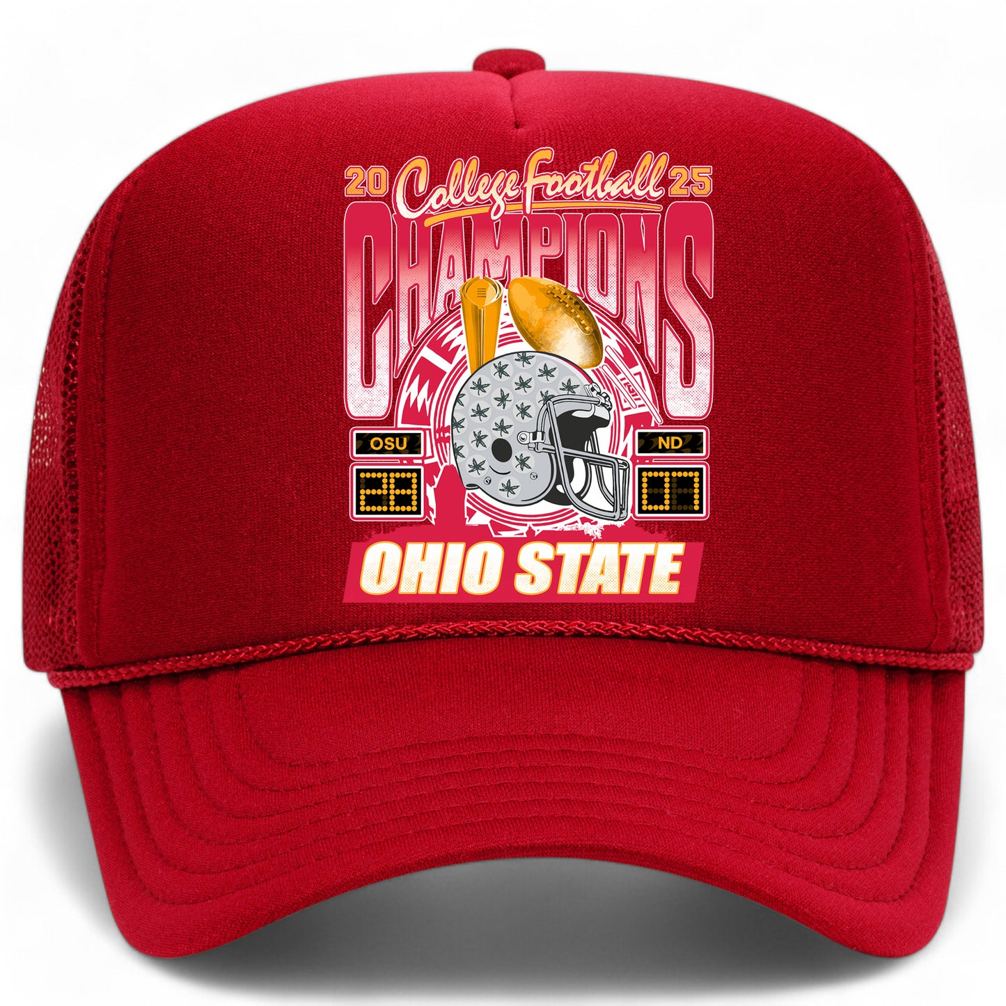 Ohio State Football 2025 Champions Trucker Hat