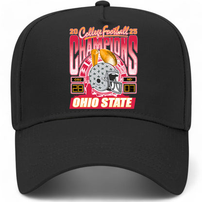 Ohio State Football 2025 Champions Vintage Trucker Hat