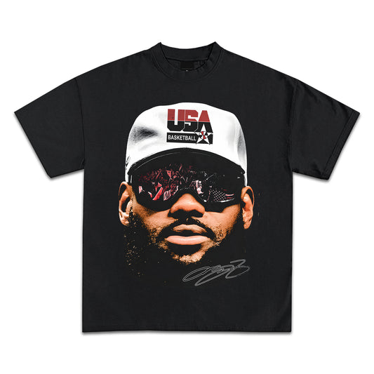 Lebron James Olympic Goggles Graphic T-Shirt