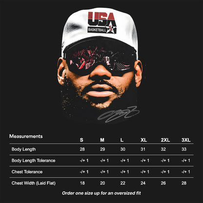 Lebron James Olympic Goggles Graphic T-Shirt