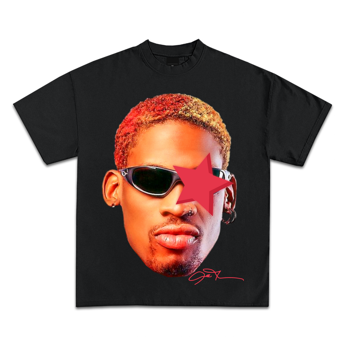 Dennis Rodman Star Signature Graphic T-Shirt