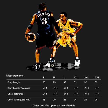 Allen Iverson Vs. Kobe Bryant Graphic T-Shirt