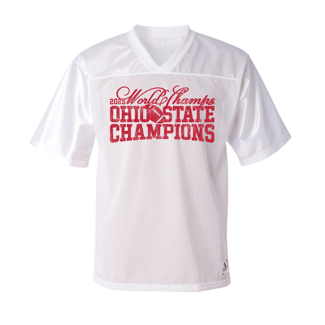 Ohio State Football 2025 Champions Text Jersey