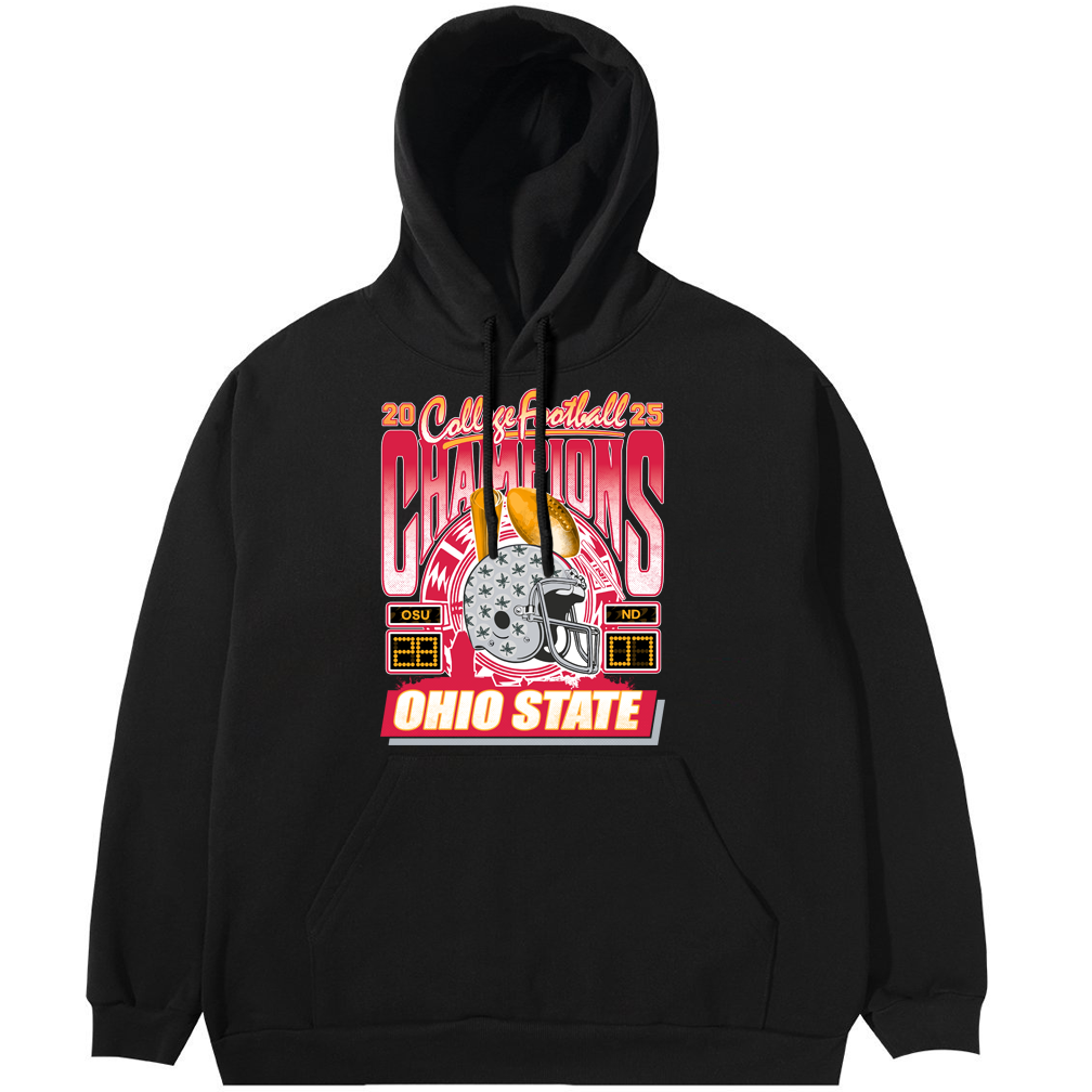 Ohio State Football 2025 Champions Vintage Hoodie